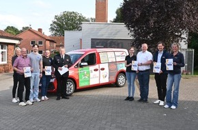 Kreisfeuerwehrverband Pinneberg: FW-PI: KFV Pinneberg erhält neuen Kleinbus für Jugendfeuerwehren