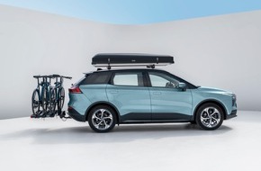 Aiways Automobile Europe GmbH: Batterie-elektrischer Alleskönner: Anhängerkupplung macht den Aiways U5 SUV noch vielseitiger