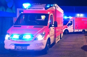 Feuerwehr Gladbeck: FW-GLA: 3 Verletzte bei Verkehrsunfall in Gladbeck