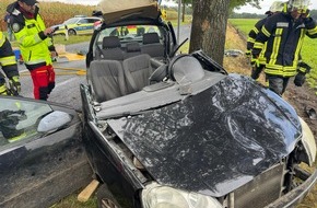 Polizeiinspektion Stade: POL-STD: 25-jähriger Polofahrer bei Unfall in Oldendorf schwer verletzt