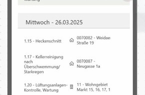 DOMUS Consult Wirtschaftsberatungsgesellschaft mbH: Ronneburger Wohnungsgesellschaft mbH setzt neue App zur Steuerung von Hauswartleistungen ein