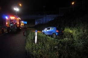 Feuerwehr Mülheim an der Ruhr: FW-MH: Verkehrsunfall auf der A40 in Höhe Mülheim-Styrum