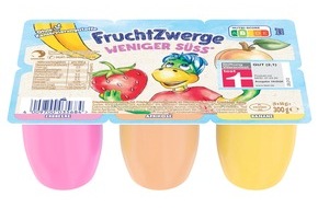 Danone DACH: Platz 1 für die FruchtZwerge: Stiftung Warentest empfiehlt Danone FruchtZwerge als ernährungsphysiologisch beste Wahl / Das Ergebnis von Stiftung Warentest aus einem Test von 25 Kindermilchdesserts