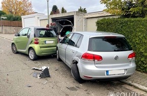 Polizeipräsidium Westpfalz: POL-PPWP: Unter Alkoholeinfluss Autos demoliert