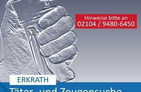 Polizei Mettmann: POL-ME: Täter- und Zeugensuche nach ungeklärter Pfefferspray-Attacke - Erkrath - 1909046