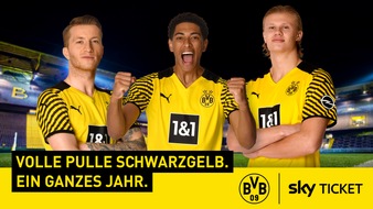 Sky Deutschland: Volle Pulle Schwarzgelb: Sky Deutschland und Fußball-Bundesligist Borussia Dortmund starten eine umfassende und langfristige Kooperation