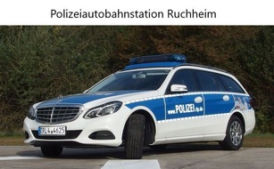 Polizeidirektion Neustadt/Weinstraße: POL-PDNW: Autobahnpolizei Ruchheim - Wiedersehen führt zur Einziehung des Fahrzeugs