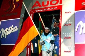 Audi AG: Designed by Audi - AUDI AG setzt zur Ski-WM Akzente mit neu gestaltetem Starthaus