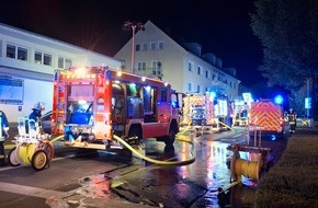 Feuerwehr und Rettungsdienst Bonn: FW-BN: Brand an Gewerbeobjekt - Flammen greifen auf Gebäudeinneres über