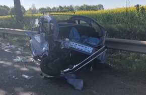 Polizeidirektion Worms: POL-PDWO: Unfall mit Pannenfahrzeug