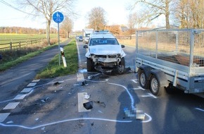 Polizei Coesfeld: POL-COE: Olfen, B235/ Fünf Verletzte bei Unfall
