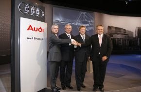 Audi AG: Brüssel nun Teil der Audi Familie: Audi übernimmt Managementverantwortung im Werk Brüssel