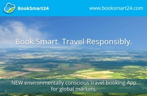 BookSmart24: BookSmart24: Neue App für umweltbewusstes Reisen findet die CO2-ärmste Route zum Wunschziel
