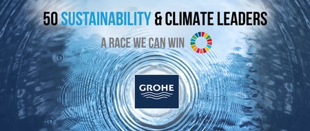 GROHE AG: Vorreiter des Wandels: GROHE feiert als einer der "50 Sustainability & Climate Leaders" und Doppelgewinner des Deutschen Nachhaltigkeitspreises 2021 dreifachen Nachhaltigkeitserfolg