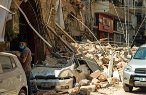 Aktion Deutschland Hilft e.V.: Explosion Beirut: "Die Menschen kämpfen hier ums Überleben" / Bündnisorganisationen von "Aktion Deutschland Hilft" berichten von Herausforderungen der Hilfe