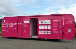 Krebsliga Schweiz: Brustkrebsfr&uuml;herkennung: PINK CUBE Roadshow 2026 in Z&uuml;rich gestartet