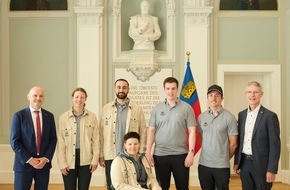 F&uuml;rstentum Liechtenstein: Empfang der Delegation der XXV. Olympischen und XIV. Paralympischen Winterspiele von Milano-Cortina 2026