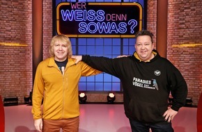 ARD Das Erste: Royales Duell: "Die Prinzen" Sebastian Krumbiegel und Tobias Künzel bei "Wer weiß denn sowas?" / Das Wissensquiz vom 13. bis 17. Dezember 2021, um 18:00 Uhr im Ersten