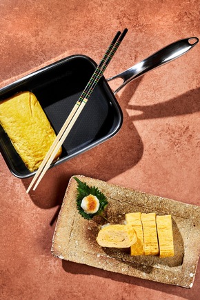 HexClad bringt japanischen Stil in deutsche Küchen – mit der neuen Hybrid Compact Egg Pan