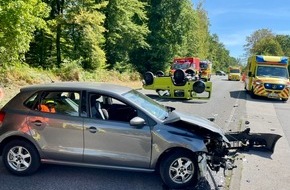 Feuerwehr Ratingen: FW Ratingen: Verkehrsunfall mit vier Verletzten