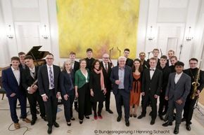 Bundesbegegnung Jugend jazzt zu Gast beim Bundespräsidenten