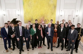 Deutscher Musikrat gGmbH: Bundesbegegnung Jugend jazzt zu Gast beim Bundespräsidenten