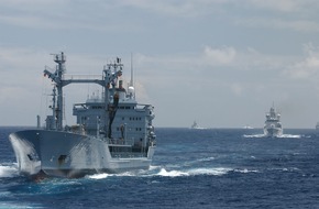 Presse- und Informationszentrum Marine: Tanker "Spessart" kehrt von Operation "ATALANTA" zurück