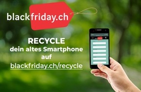 blackfriday.ch: Blackfriday.ch startet eine Online-Sammel- und Recycling-Aktion für gebrauchte Mobiltelefone