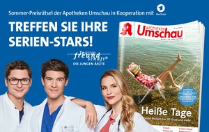 Wort & Bild Verlagsgruppe - Unternehmensmeldungen: Apotheken Umschau-Sommerrätsel: Treffen Sie Ihre Serien-Stars aus der Das Erste-Erfolgsserie "In aller Freundschaft - Die jungen Ärzte"! (FOTO)