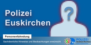 Kreispolizeibehörde Euskirchen: POL-EU: Nachtrag zu "Schwerer Raub: Kölnerin Handtasche entrissen" - Suche nach Pkw-Fahrer und Fahndung nach Tatverdächtigen
