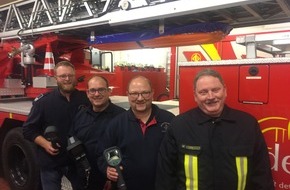 Freiwillige Feuerwehr Lügde: FW Lügde: Drei neue Wärmebildkameras für die Sicherheit der Lügder Bevölkerung