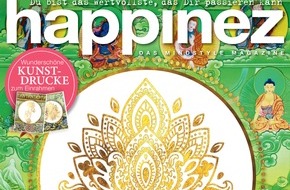 Bauer Media Group, happinez: Dr. Carola Roloff in Happinez: "Die Entscheidung, Nonne zu sein, hat mir eine neue Freiheit geschenkt."