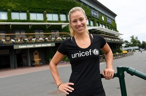 UNICEF Deutschland: Vorteil Kinder: Angelique Kerber spielt für das Team UNICEF