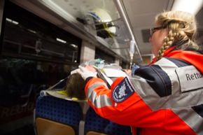 RKiSH: 40 Verletzte bei Zugunglück auf der Rendsburger Eisenbahnbrücke - Rettungskräfte proben den Ernstfall