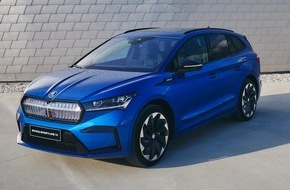 Skoda Auto Deutschland GmbH: ŠKODA präsentiert beim GREENTECH-Festival den ENYAQ SPORTLINE iV 80x erstmals in Deutschland