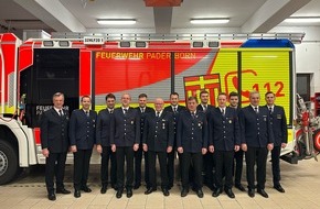 Feuerwehr Paderborn: FW Paderborn: Jahreshauptversammlung Löschzug Sande