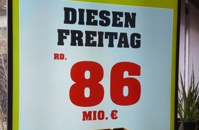 Eurojackpot: Der Osterhase 2017 war ein Finne / Eurojackpot von fast 87 Millionen Euro geknackt