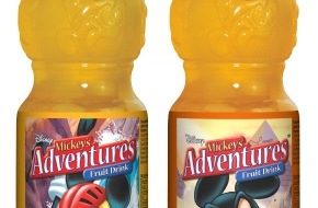 Coca-Cola Schweiz GmbH: Neuer gemeinsamer Kinderfruchtdrink "MickeyÂs Adventures Fruit Drink" von Coca-Cola und Disney