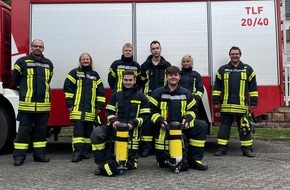 Feuerwehr Kirchhundem : FW-OE: Neue Atemschutzgeräteträger:innen in der Gemeinde Kirchhundem