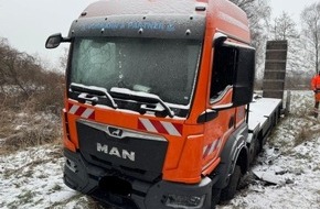 Polizeipr&auml;sidium Rostock: POL-HRO: Lkw gestohlen und wiedergefunden- Diesel entwendet, hoher Sachschaden auf Baustelle