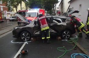 Feuerwehr Dortmund: FW-DO: 11.07.2018 - Verkehrsunfall in Wickede
Straßenbahn kollidiert mit PKW