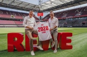 REWE Group: FC und REWE Group verlängern exklusive Haupt- und Trikotpartnerschaft vorzeitig / Langfristiges Engagement bis Sommer 2028 unterstreicht starke Verbundenheit