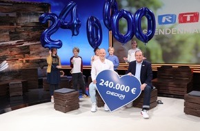 CHECK24 GmbH: CHECK24 gibt 240.000 für Hilfsprojekte der "Stiftung RTL - Wir helfen Kindern e.V."