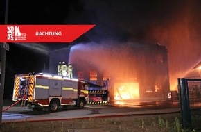 Feuerwehr Dresden: FW Dresden: Großbrand