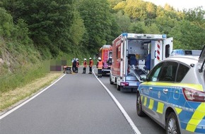 Polizei Düren: POL-DN: Motorradunfall auf der Panoramastraße