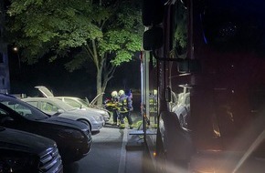 Feuerwehr Iserlohn: FW-MK: PKW brennt am Hombruch