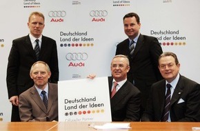 Audi AG: Standortinitiative "Deutschland - Land der Ideen" / Audi ist neuer Kooperationspartner