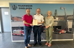 Feuerwehr Dinslaken: FW Dinslaken: Neuer Leiter der Feuerwehr