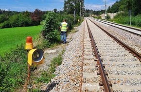 Bundespolizeidirektion München: Bundespolizeidirektion München: Warnanlagen an Bahnbaustelle sieben Mal sabotiert/ Bundespolizei sucht Zeugen