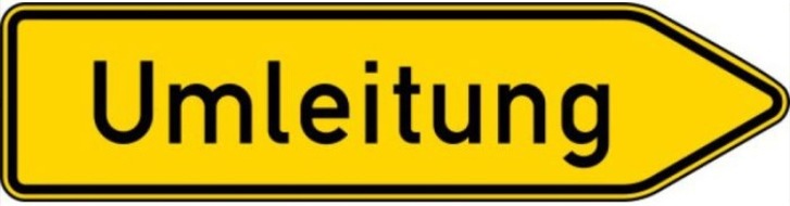 Polizeidirektion Wittlich: POL-PDWIL: Diebstahl von zwei Verkehrsschildern "Umleitung" - Polizei bittet um Hinweise